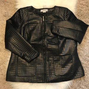 Sag Harbor Black Prophecy Zippered Biker Jacket